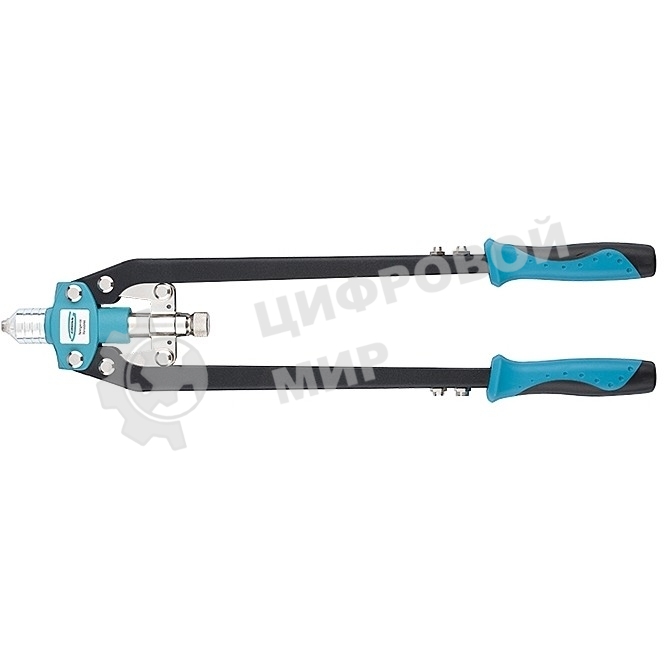 Заклепочник двуручный Gross 40409 усиленный 520 мм, удлин. рукоятки, для заклепок 3,2-4,0-4,8-6,0-6,4