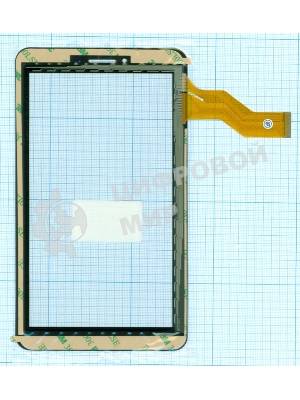 Сенсорное стекло (тачскрин) FM710301KA, черное