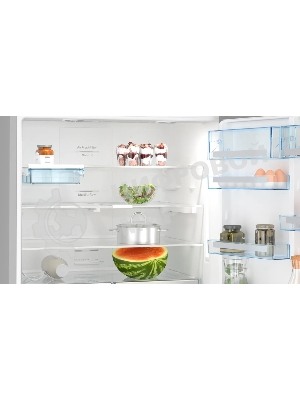 Холодильник Bosch KGN86AI32U серебристый двухкамерный 479/140л морозилка снизу