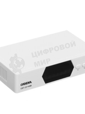 Приставка для цифрового ТВ Cadena CDT-2214SB белый, DVB-T2, DVB-T, HDMI, USB 2.0