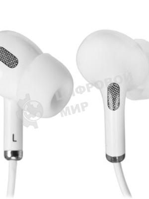 Наушники TWS Smartbuy Pro-8 белый, внутриканальные, Bluetooth, до 3 ч
