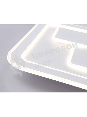 Светильник Ambrella light FA7712 WH белый 3000K-6400K 99W 480*480*60 (ПДУ РАДИО 2.4G)