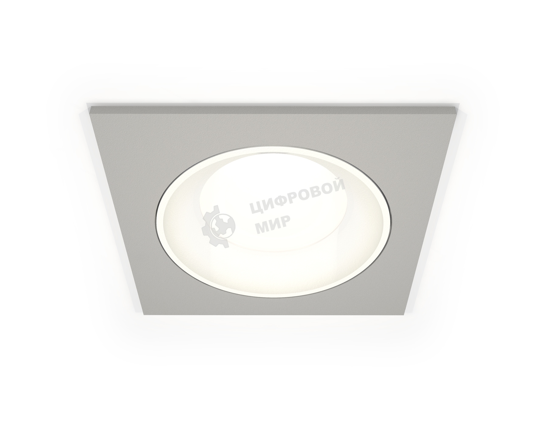 Комплект встраиваемого светильника Ambrella light XC7633060 SGR/SWH серый песок/белый песок MR16 GU5.3 (C7633, N7020)