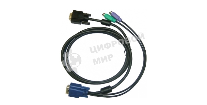 Кабель D-Link DKVM-IPCB5, All in one SPHD KVM Cable in 5m (15ft) for DKVM-IP1/IP8 devices (10pack)