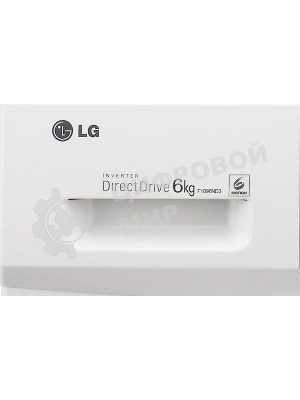 Стиральная машина LG F1096ND3 белая, загрузка фронтальная 6кг, 1000 об/мин., класс: A