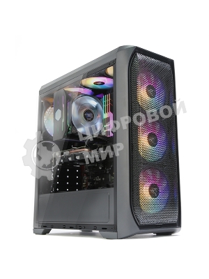Компьютерный корпус ZALMAN N5 MF, ATX, черный, WINDOW, 1x5.25