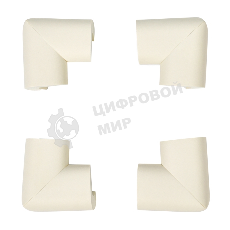 Мягкие накладки-протекторы для мебели (34x11x50 мм) 4 шт.