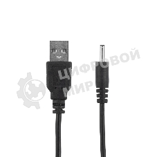 Кабель Rexant USB штекер - DC разъем питание 1,4х3,4 мм, спираль 1,5 м