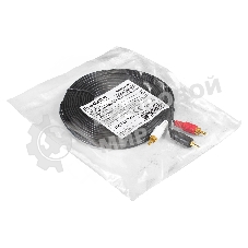 Кабель аудио Exegate EX-CCA-458-10.0 (3.5мм Jack M/2xRCA M, 10м, позолоченные контакты)