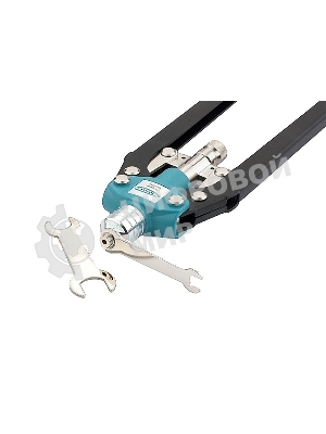 Заклепочник двуручный Gross 40409 усиленный 520 мм, удлин. рукоятки, для заклепок 3,2-4,0-4,8-6,0-6,4