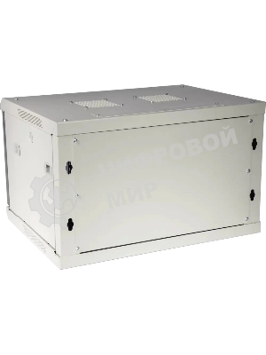 Шкаф настенный серии Pro, 12U 600x600, стеклянная дверь