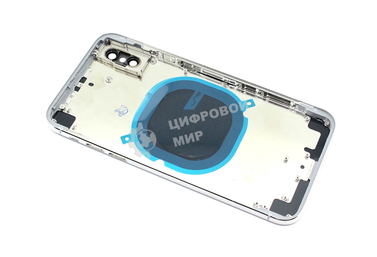 Задняя крышка (корпус) в сборе с рамкой для Apple iPhone X белый