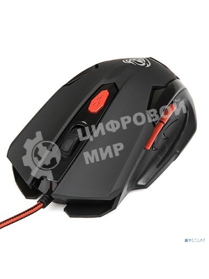 Мышь проводная Dialog Gan-Kata MGK-10U черный, 2400 dpi, USB, кнопки - 6