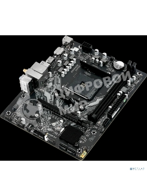 Материнская плата Maxsun MS-Challenger A520M-K WIFI, AM4, AMD A520, 2xDDR4, 3xSATA, 1xM.2, 1xPCIe 3.0 x16, 1xPCIe x16, 1xHDMI, 1xDP, 1xRJ45, Wi-Fi, Bluetooth, 2xUSB-A 5Gbps, 4xUSB-A 2.0, 3x3.5 мм, 5.1, mATX