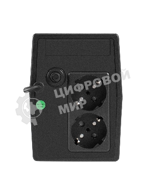 Источник бесперебойного питания ExeGate Smart LB-1000.LCD.AVR.2SH (1000VA/650W, LCD, AVR, 2*Schuko, батарея 12V 9Ah, черный)