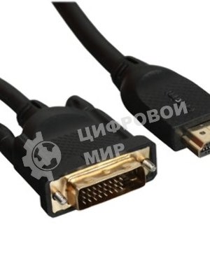 Кабель/Кабель HDMI to DVI-D (19M -25M) 5м, TV-COM