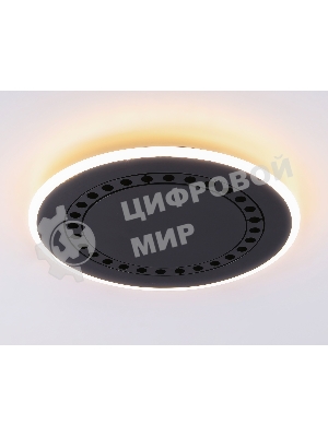 Светильник Ambrella light FL51407 BK черный 3000K/4200K/6400K 56W D485*40 (ПДУ ИК)