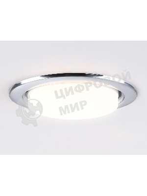 Светильник встраиваемый G10102 CH хром GX53 max 12W D106*38 (кратность 10шт)