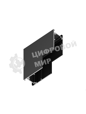 GL3378 BK черный коннектор угловой внутренний для накладного шинопровода 85*85*H26.9