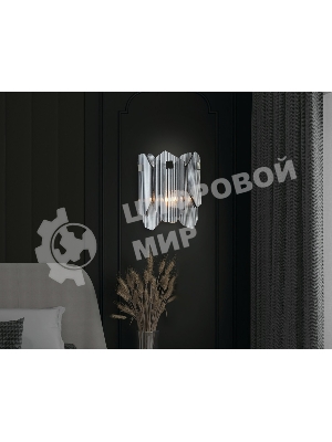 Светильник Ambrella light LH31207/2 SN/SM сатин никель/дымчатый E14*2 max 40W 220*150*270