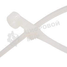 Хомут-стяжкa нейлоновая под винт Rexant 150x3,6 мм, белая, упаковка 100 шт.