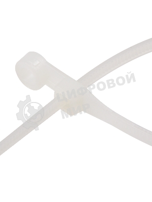 Хомут-стяжкa нейлоновая под винт Rexant 150x3,6 мм, белая, упаковка 100 шт.