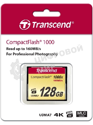 Флеш карта CF 128Gb Transcend TS128GCF1000