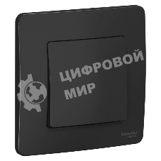 Выключатель 1-кл. СП Blanca (сх.1) 10А 250 В антрацит SchE BLNVS010106