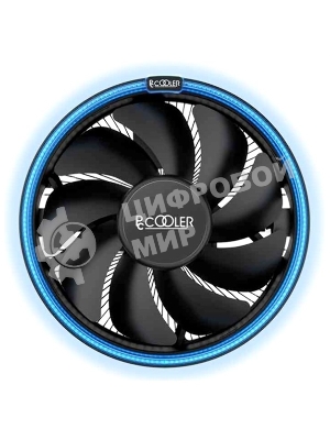 Кулер PCCooler E126MB черный 120мм алюминий 1800rpm 26.5db 4-pin 92W 70мм