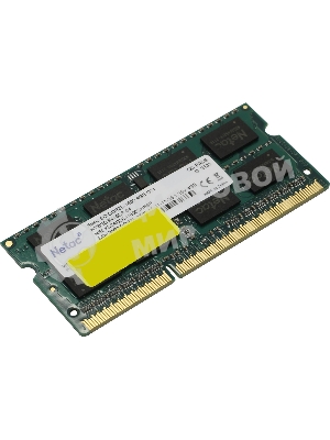 Оперативная память NETAC Basic, DDR3L, 4GB (1x4GB), 1600MHz, CL11, SO-DIMM