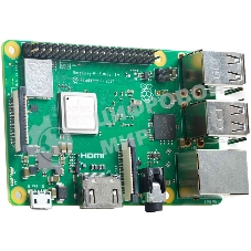 Мини ПК Raspberry Pi 3 Model B+ (RA433, E14 Version) Retail, 1Gb RAM, Cortex-A53 (ARMv8) 64-bit SoC @ 1.4GHz Broadcom BCM2837B0 CPU, WiFi, Bluetooth, 40-pin extended GPIO, 4x USB 2.0, HDMI, CSI camera port, DSI displ.port, MicroSD port (137-3331), (БП и к