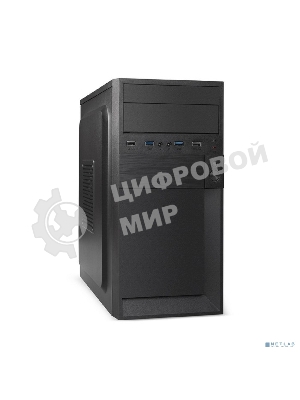 Компьютерный корпус Minitower ExeGate EX291144RUS BAA-105U2-01 (mATX, без БП, 2*USB+2*USB 3.0, аудио, черный)