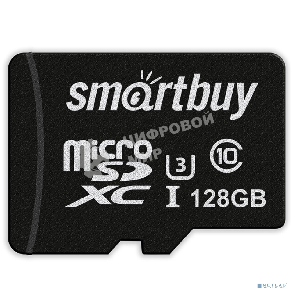 Карта памяти micro SDXC Smartbuy 128GB U3 V30 A1 Advanced R/W up to 90/55 с адапт (SB128GBSDU1A-AD)