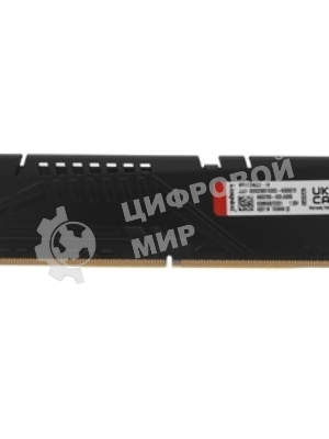 Оперативная память Kingston Fury Beast, DDR5, 16Gb (1x16Gb), 6000MHz, CL36, DIMM, с радиатором, черный