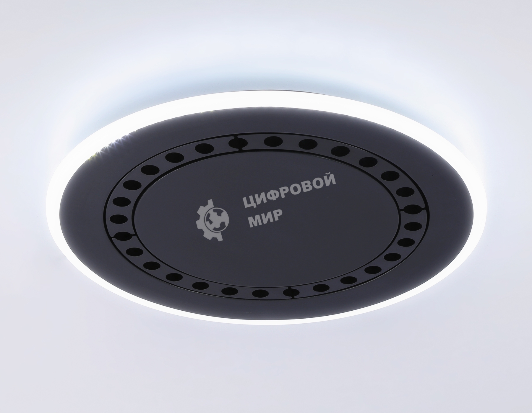 Светильник Ambrella light FL51407 BK черный 3000K/4200K/6400K 56W D485*40 (ПДУ ИК)