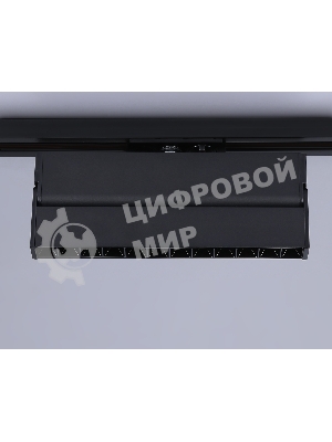 Трековый однофазный светодиодный светильник Ambrella light GL6819 BK черный LED 12W 4200K 24° 230*22*87