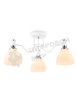 Светильник Ambrella light TR303302/3 WH/CH/FR белый/хром/белый матовый E27*3 max 60W D600*270