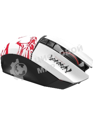Мышь беспроводная A4Tech Bloody R36 Ultra черный/белый/красный, 12000dpi, USB, радиоканал, кнопки - 7