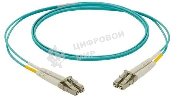 Патч-корд Panduit NKFPZ22LLLSM010 2x50/125 OM4 LC дуплекс-LC дуплекс 10м LSZH аквамарин
