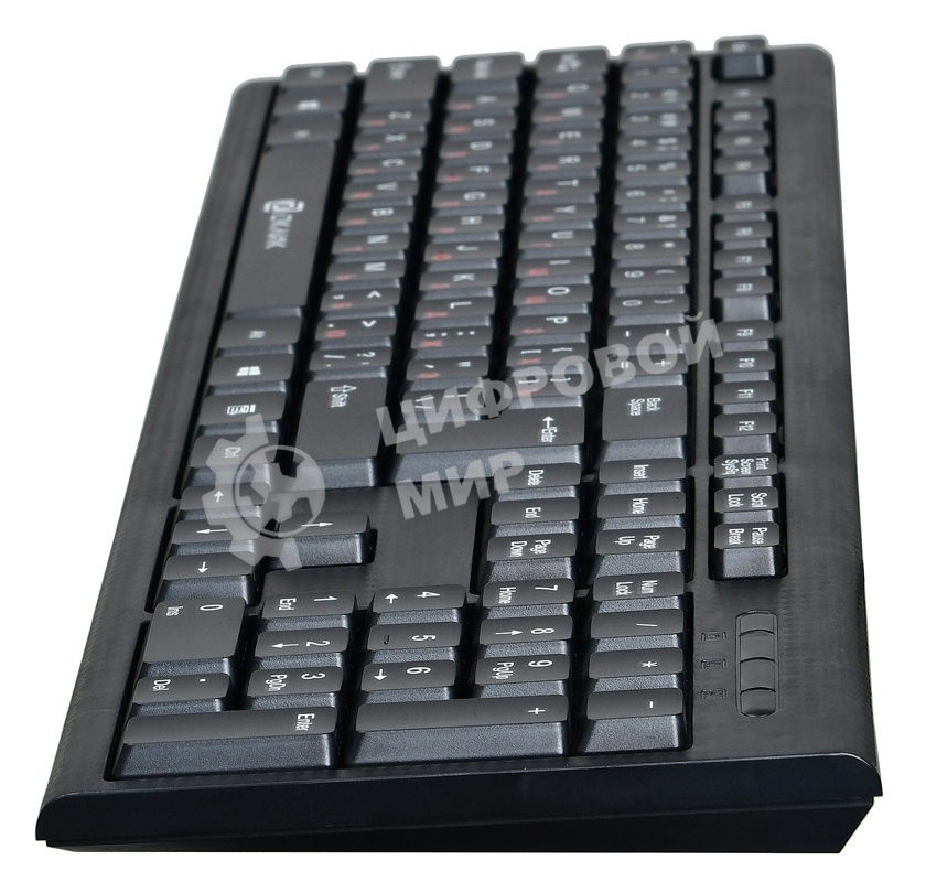 Клавиатура проводная Oklick 120M, USB, черный