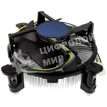 Кулер для процессора ACD серебристый, 90 мм, алюминий, 2300 об/мин, 23.5 дБ, 3 pin, 65 Вт, 44 мм