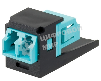 Адаптер Panduit CMDSAQLCZBL проходн. Mini-ComLC дупл. 50/125 OM3 черный