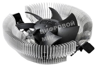 Кулер PCCooler E80 серебристый 75мм алюминий 2200rpm 22db 3-pin 65W