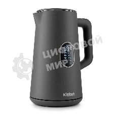 Чайник электрический Kitfort KT-6115-2 1.5л. 1800Вт серый (корпус: пластик)