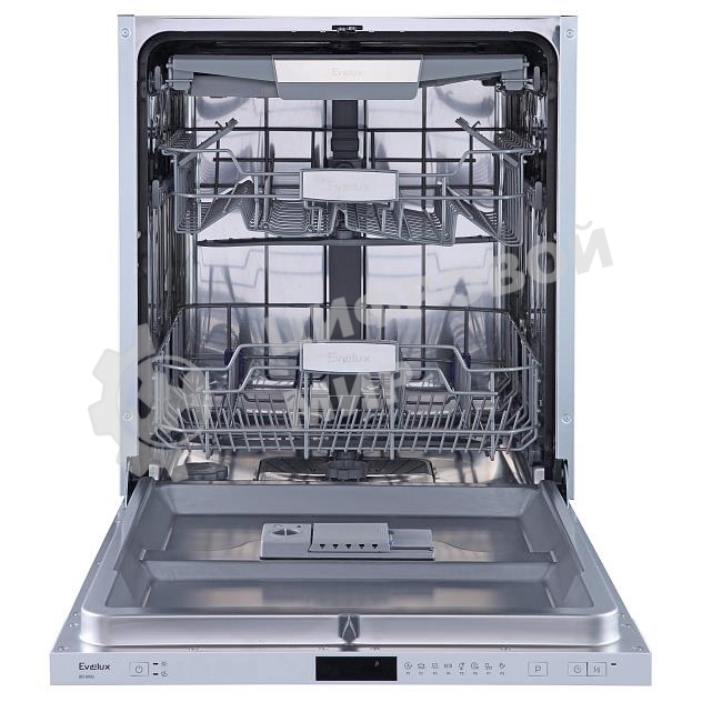 Встраиваемая посудомоечная машина Evelux BD 6002, белый, 59.8 см, 14 компл., 47 дБ, класс A++