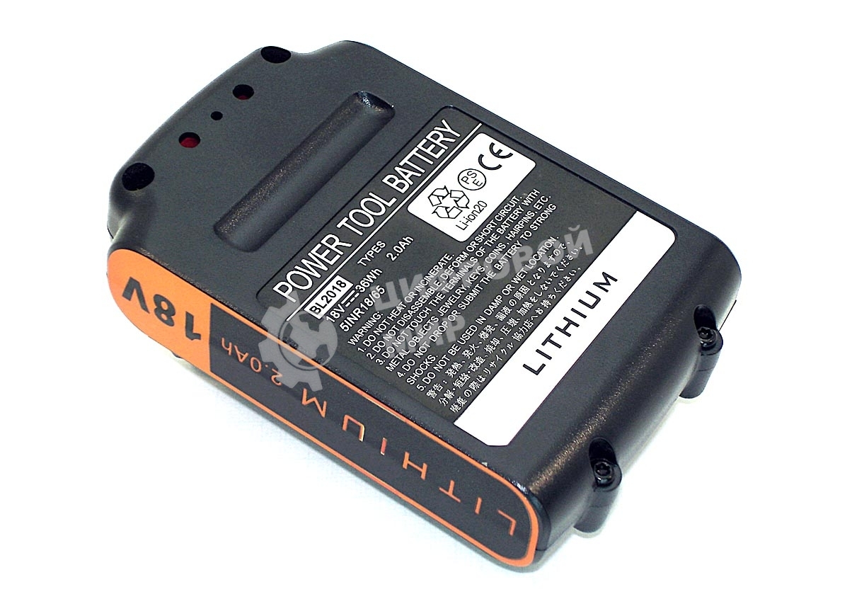 Аккумулятор для Black & Decker CD, KS, PS (BL2018-XJ) 18V 2Ah (Li-ion)