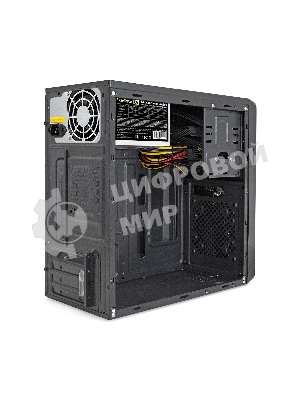 Компьютерный корпус Minitower ExeGate EX286427RUS BA-309-500W-8 (mATX, БП AA500 с вент. 8см, 2хUSB, HD аудио, черный)
