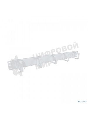 Кабельный органайзер горизонтальный NTSS NTSS-HORG-1U-5(45) односторонний кольца 1U шир.:19