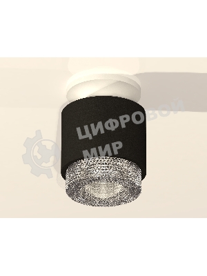 Светильник Ambrella Light XS7511042 SBK/SWH/CL черный песок/белый песок/прозрачный MR16 GU5.3 (N7925, C7511, N7191)