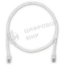Кабель Патч-корд Panduit UTPCH15MY вилка RJ-45-вилка RJ-45 кат.5е 15м белый ПВХ